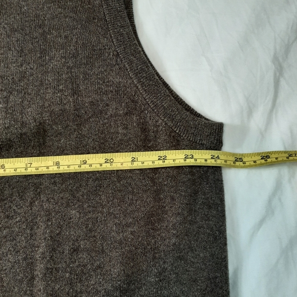 State Cashmere Men's Sweater Vest. 100% Cashmere, Brown. Pre-owned, Size XXL - Picture 6 of 16